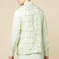 Mint Green Mirror Embroiedered Jacket Kurta Set - Spring Break