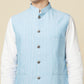 Sky Blue Bundi Jacket Shirt Set - Spring Break