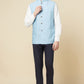 Sky Blue Bundi Jacket Shirt Set - Spring Break
