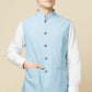 Sky Blue Bundi Jacket Shirt Set - Spring Break