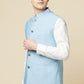 Sky Blue Bundi Jacket Shirt Set - Spring Break