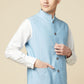 Sky Blue Bundi Jacket Shirt Set - Spring Break