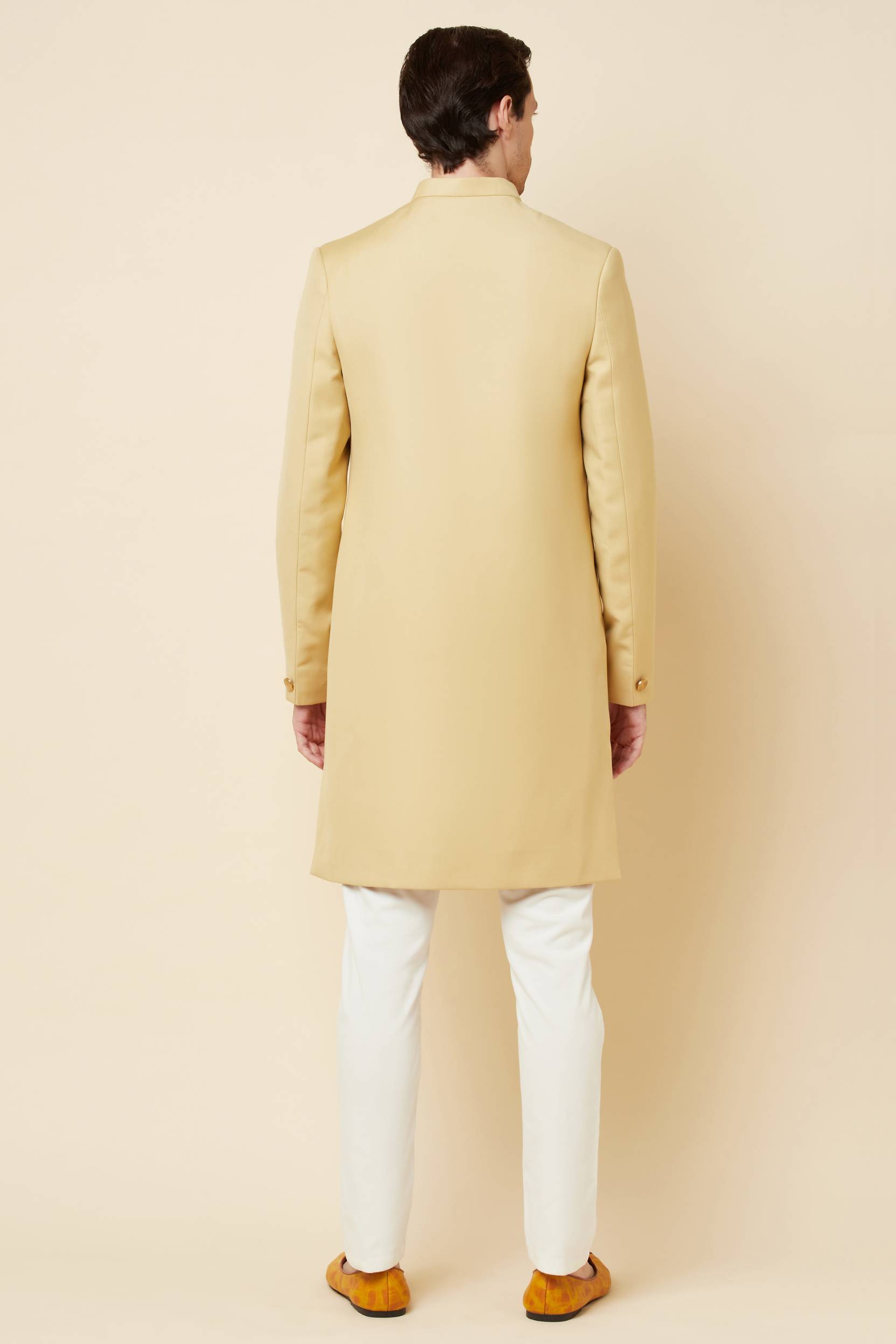Beige Sherwani Set - Spring Break
