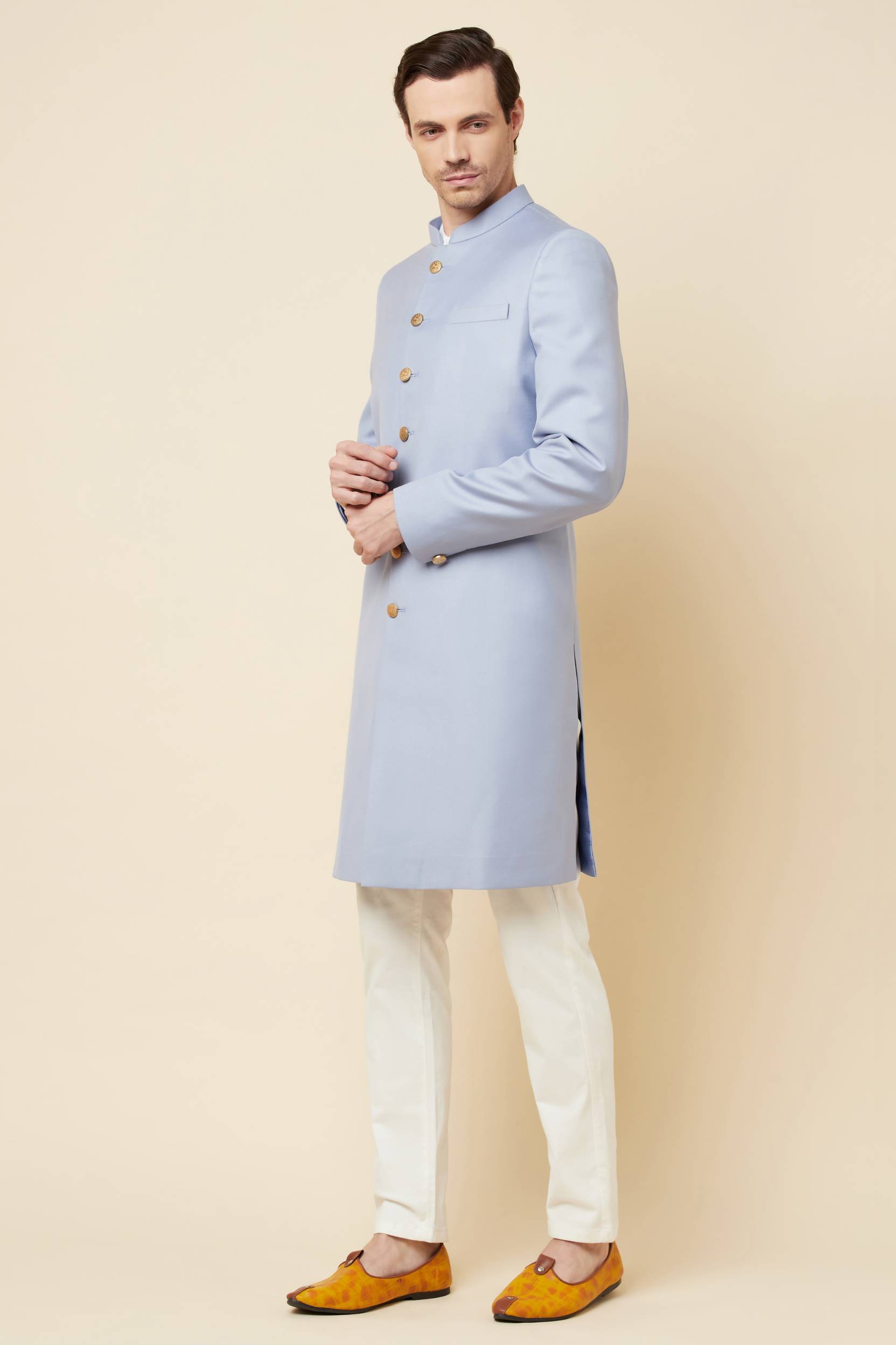 Pale Blue Sherwani Set - Spring Break
