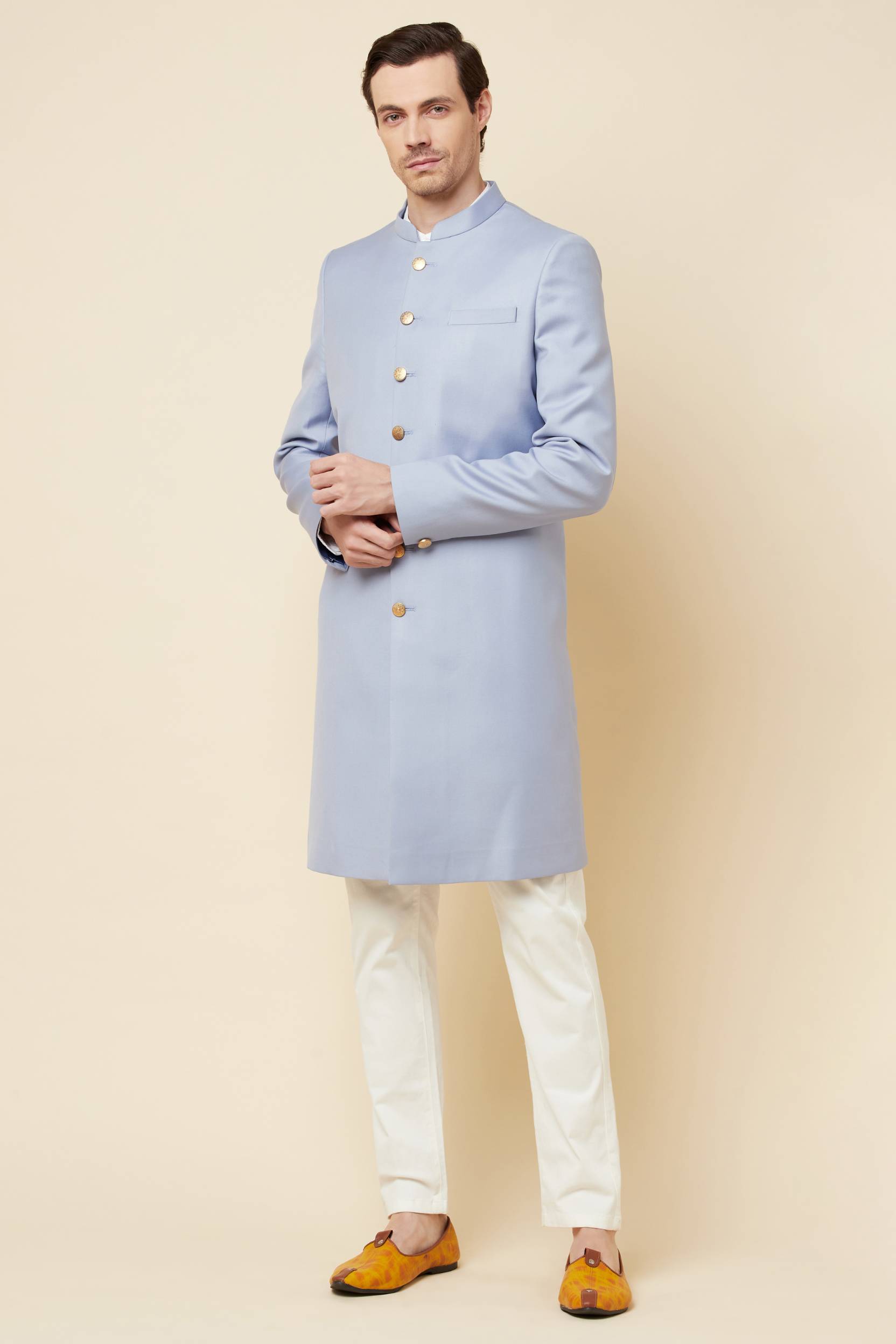 Pale Blue Sherwani Set - Spring Break