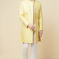 Yellow Embroidered Sherwani Set - Spring Break