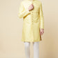 Yellow Embroidered Sherwani Set - Spring Break