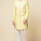 Yellow Embroidered Sherwani Set - Spring Break